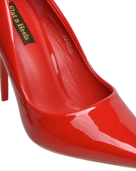 Pointed-Toe Slip-On Stilettos