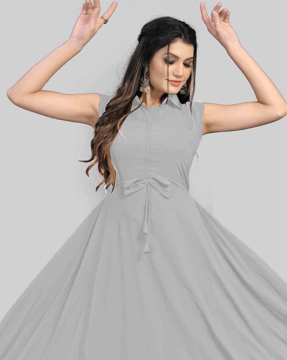 Grey one shop piece dress