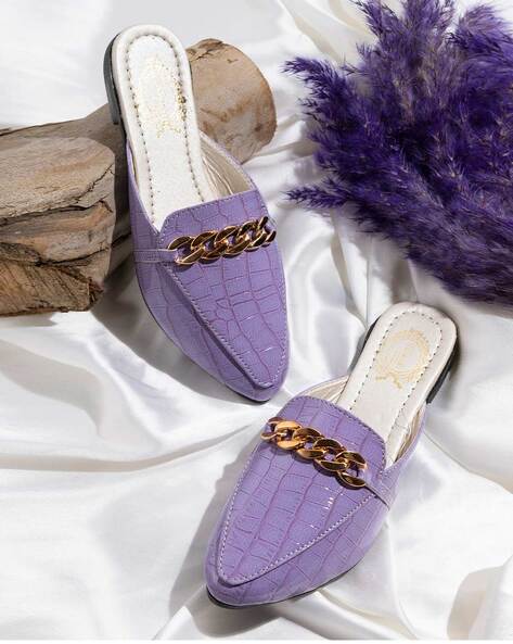 Purple footwear sales