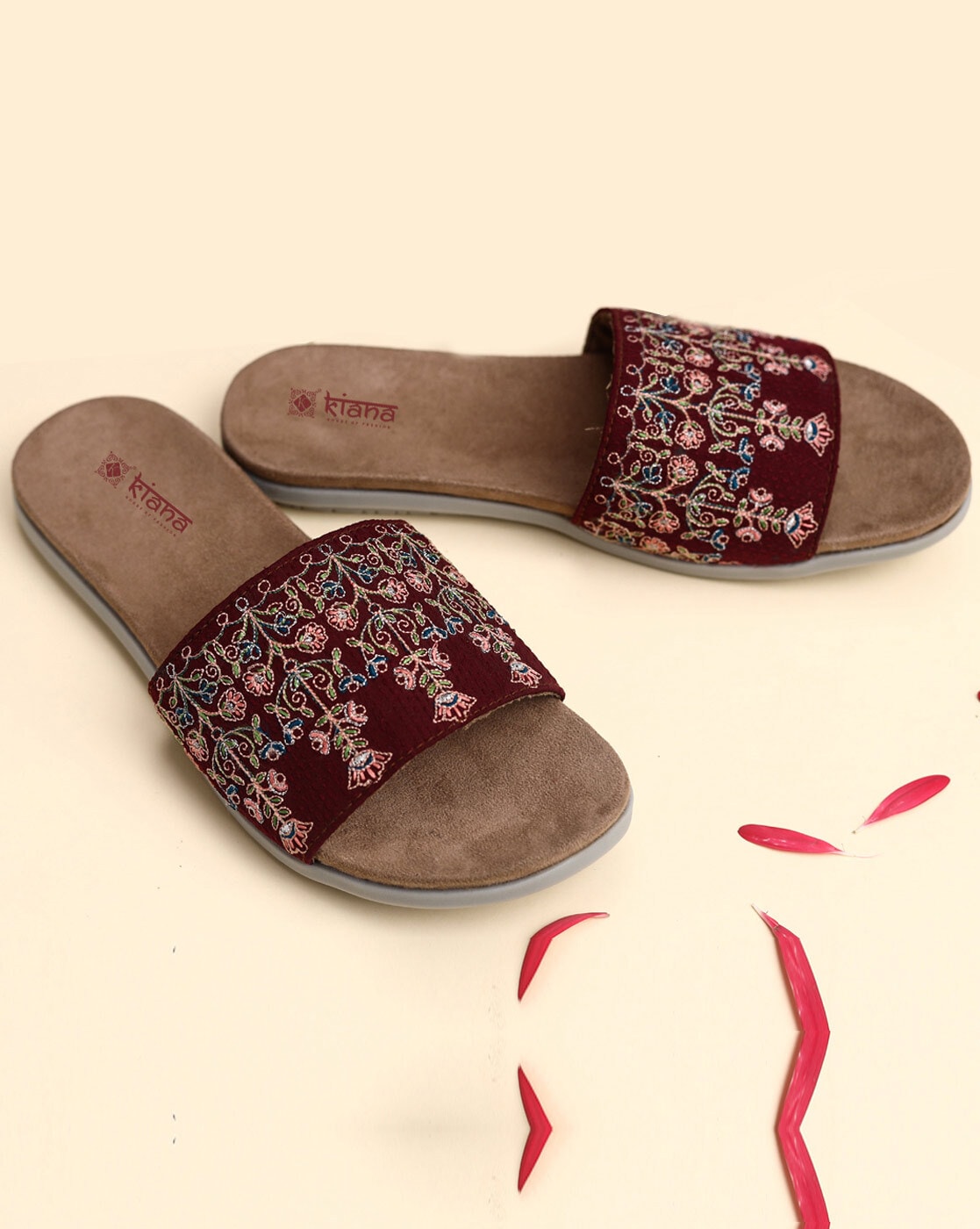 Buy Brown Flip Flop & Slippers for Women by Kiana House Of Fashion Online