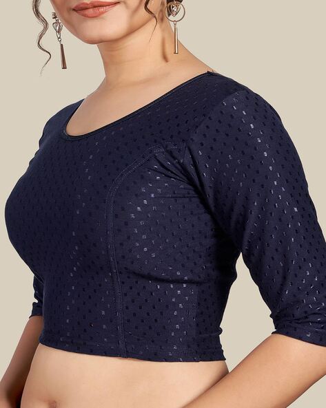 Buy Navy Blouses for Women by Himrise Online | Ajio.com