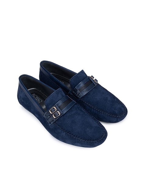 Slip-On Monks with Buckle Accent