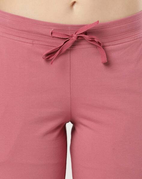 Buy Jockey Women Regular fit Cotton Solid Track pants - Pink Online