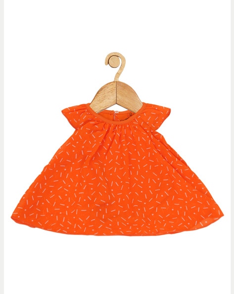 Orange Flower Girl Dress - Etsy UK | Girls dresses, Infant flower girl dress,  Peach flower girl dress