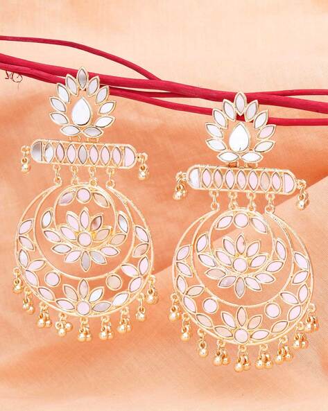 MAX Mirror Embellished Chandbali Earrings | Max | Bhayander West | Thane