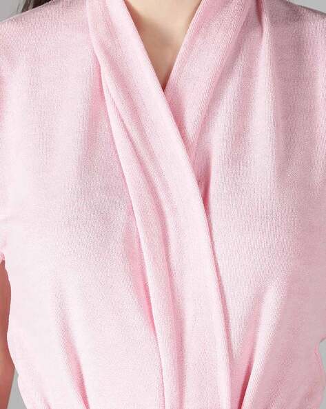 Pink Cashmere Blend Dressing Gown 'Alston' by Pure Luxuries – Pure Luxuries  London