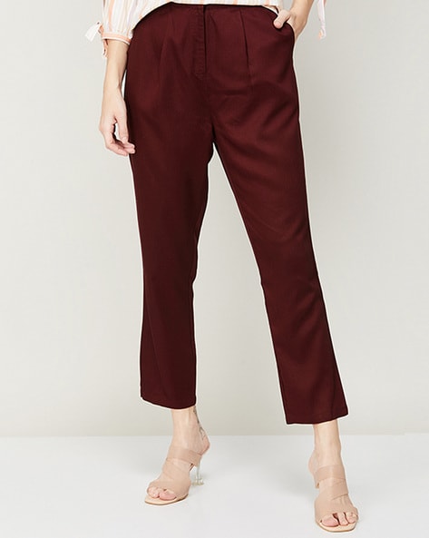 New Look Oversized Fit Pleated Smart Trousers in Brown for Men | Lyst UK