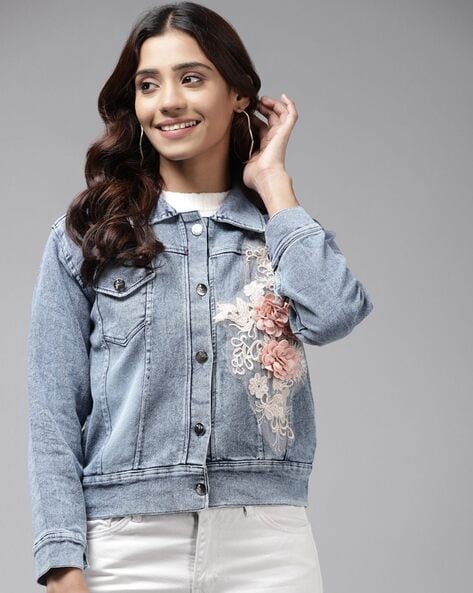 Relaxed Denim Jacket for Tall Women | American Tall