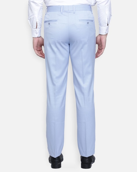 SKY BLUE Solid Men Formal Trouser, Regular Fit at Rs 330 in Bhilwara | ID:  2850332115573