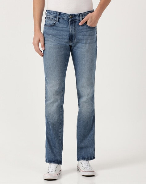 Wrangler Mid-Wash Mid-Rise Jeans