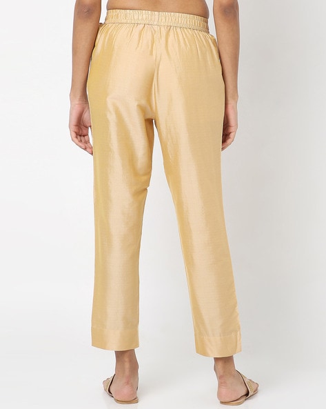 Straight Fit Stretchable Pant Mango