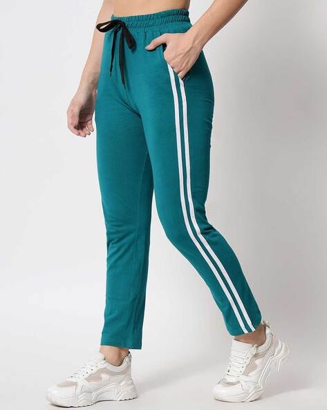 Women Striped Track Pants