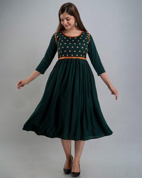 Green hotsell country dress