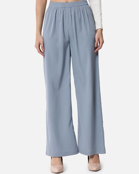 ELASTICATED WAIST PALAZZO PANTS | FIG