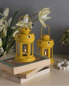 Set of 2 Candle Lantern Hanging Tea-Light Holders-image-32