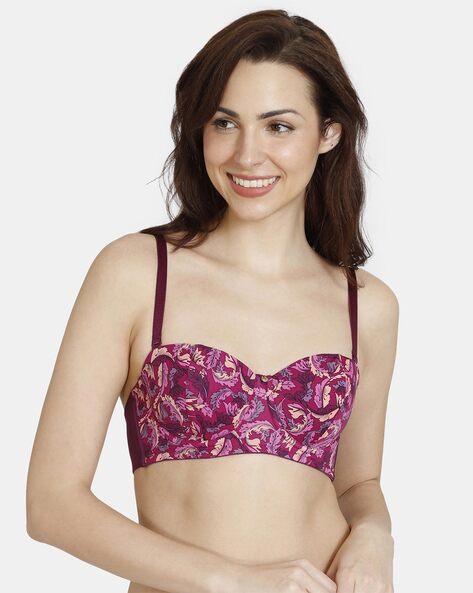 Buy Zivame Disco Padded High Wired 3-4th Coverage Strapless Bra