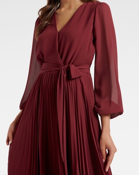 Buy Maroon Dresses for Women by Forever New Online