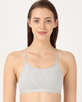 Buy Grey Melange Bras for Women by Fig Online