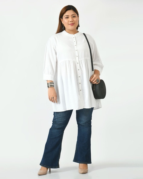 Buy White Tops for Women by SAAKAA Online