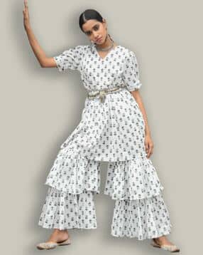 kyeth Floral Print Cotton Suit Set-picture-11