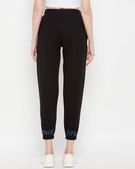 Buy Black Track Pants for Women by MADAME M SECRET Online