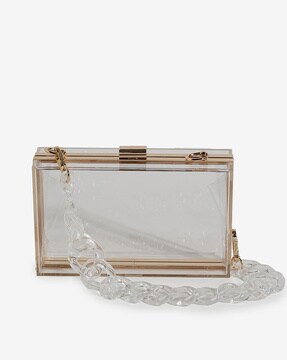 Acrylic Box Clutch Purse