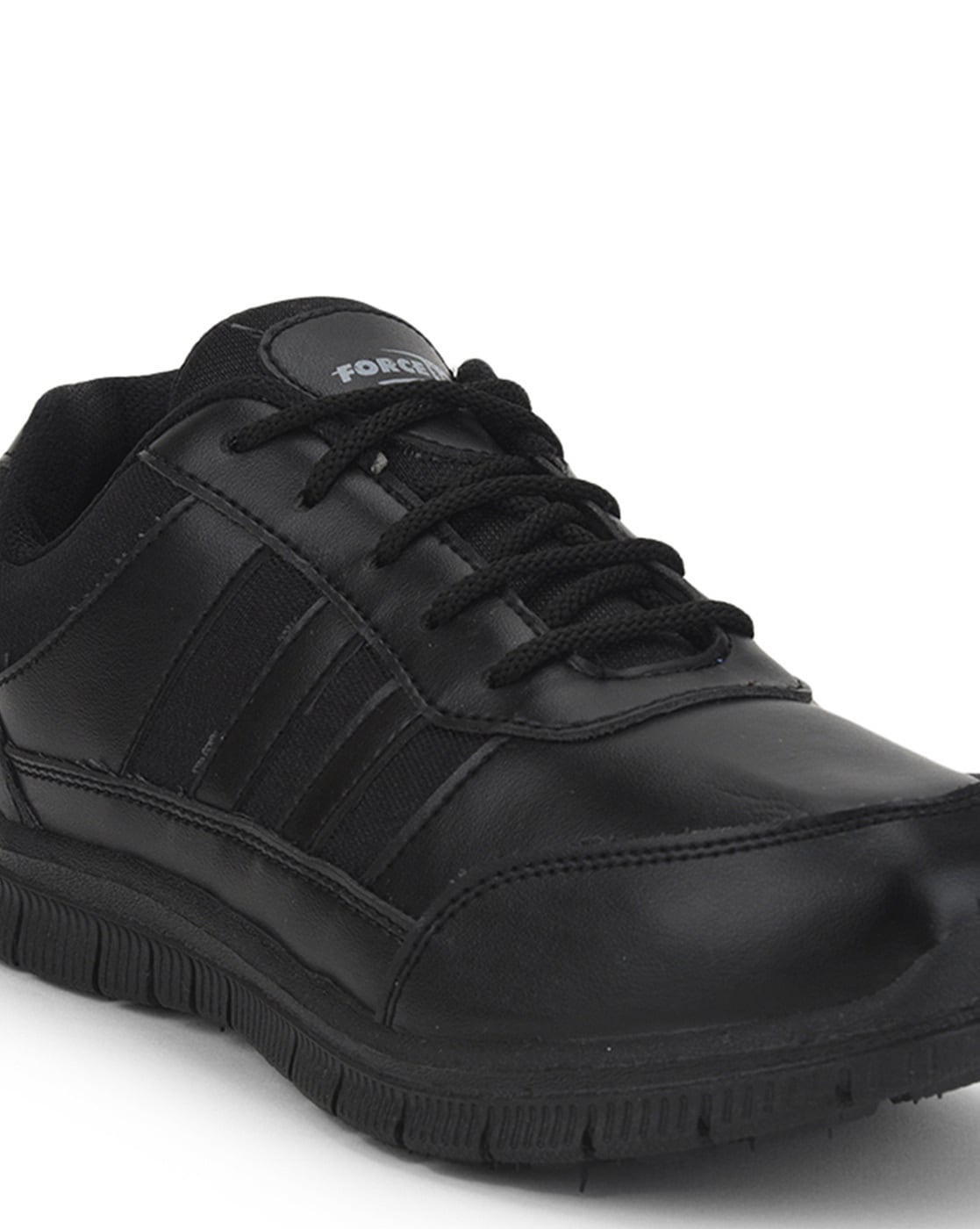 Adidas school shoes hot sale black flipkart