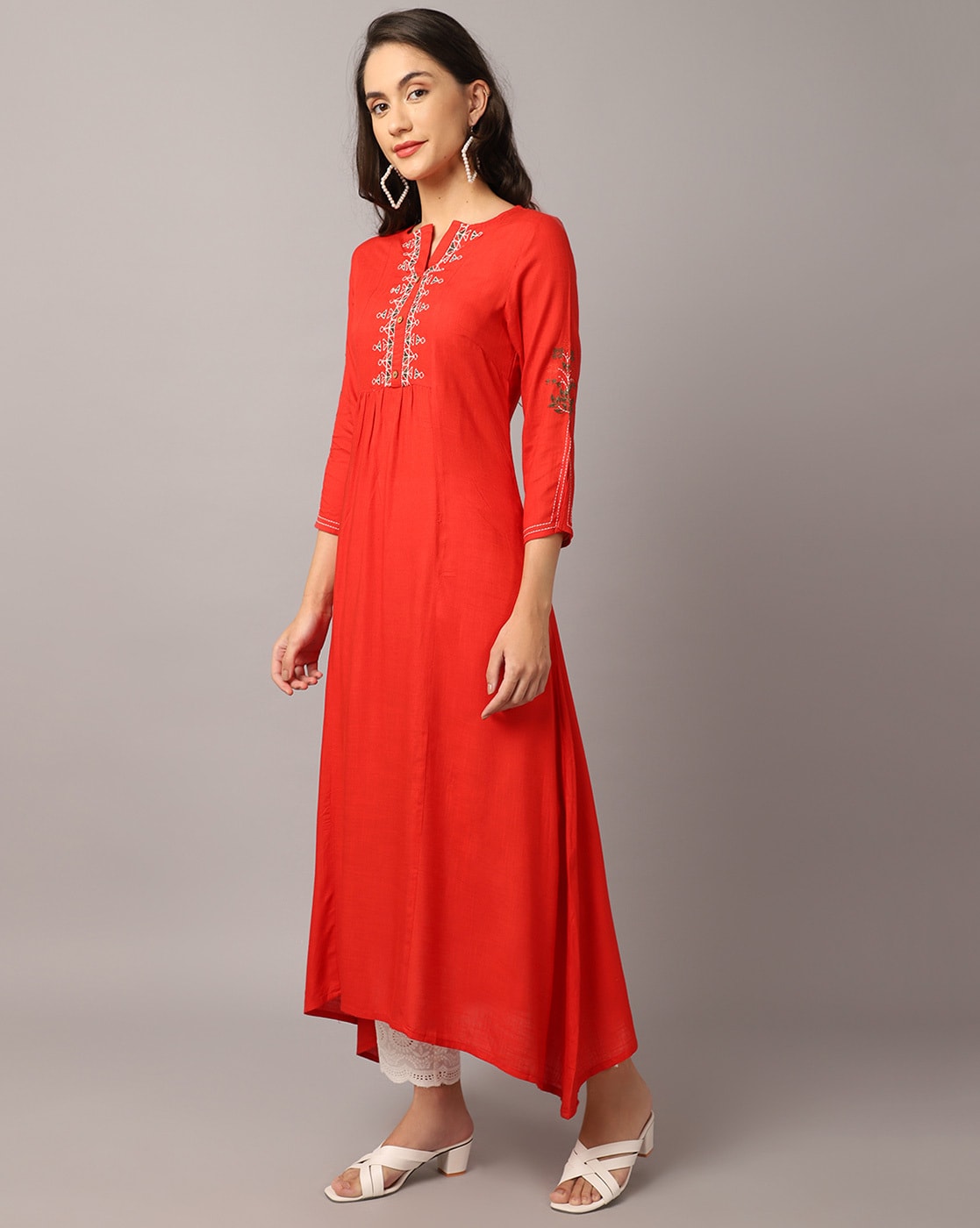 Buy Pink Kurtas for Women by AVAASA MIX N' MATCH Online | Ajio.com