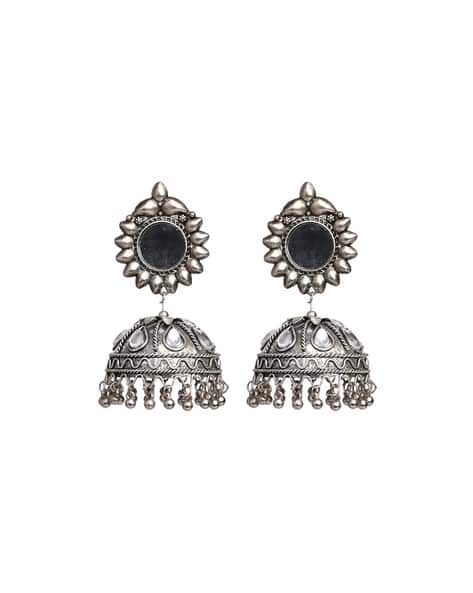 Buy Silver-Toned Earrings for Women by Veni Online