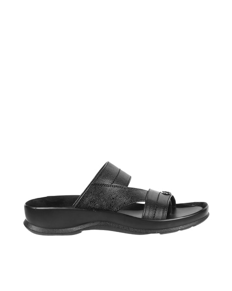 Buy Men Black Solid Sandals Online - 587083 | Louis Philippe-hkpdtq2012.edu.vn