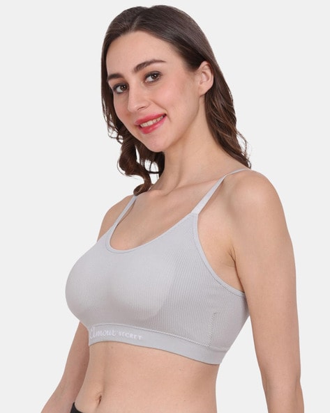 Lightly-Padded Sports Bra with Racerback