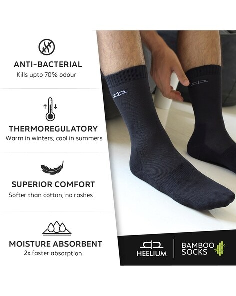 Buy Black Socks for Men by Heelium Online