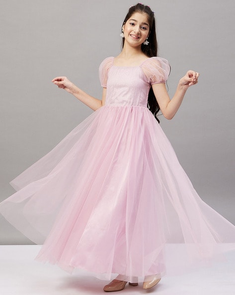 Best Butterfly Pink Purple Fairy Tulle Ball Gown Dress with Puffy Sleeves  for Birthday Wedding Prom Pageant- Inci Winci
