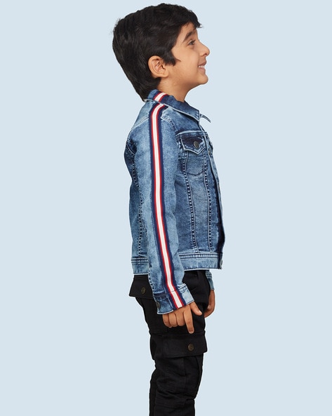 Boys' Long Sleeve Jacket - Cat & Jack™ Medium Wash : Target