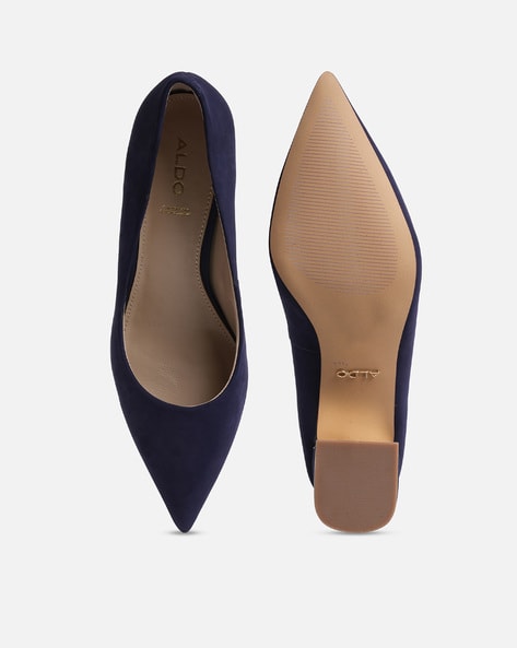 Aldo navy sale blue heels