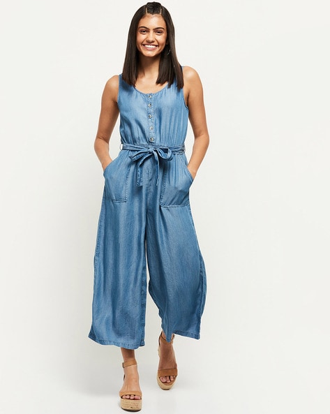 Buy Blue Jumpsuits &Playsuits for Women by LABEL RITU KUMAR Online | Ajio .com