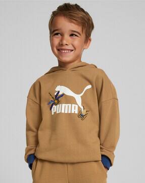 Buy Desert Tan Sweatshirts u0026 Hoodie for Boys by PUMA Online | Ajio.com