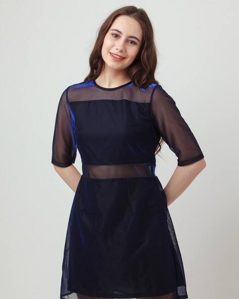 Zink London Panelled A-Line Dress