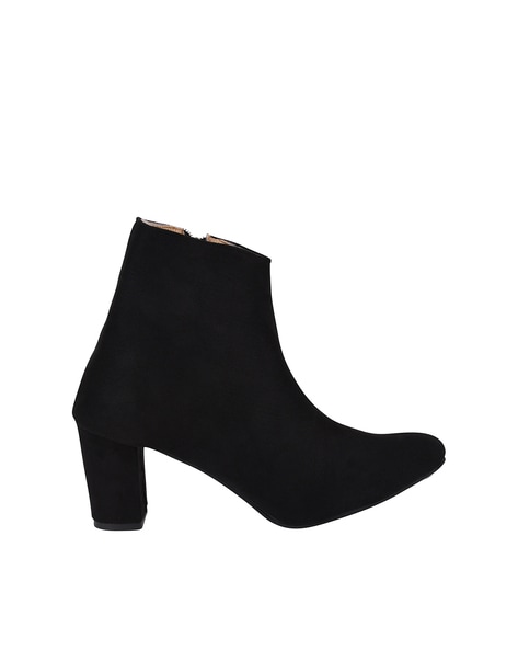 Shoetopia Ankle-Length Boots with Zip Closure