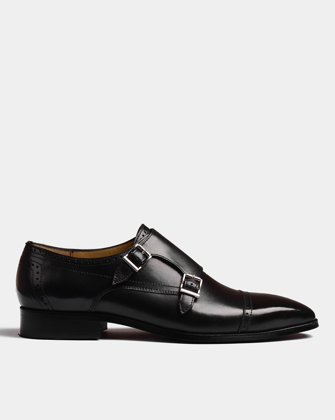 Monk strap cheap black