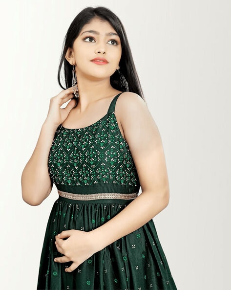 Buy Green Dresses & Frocks for Girls by R K MANIYAR Online