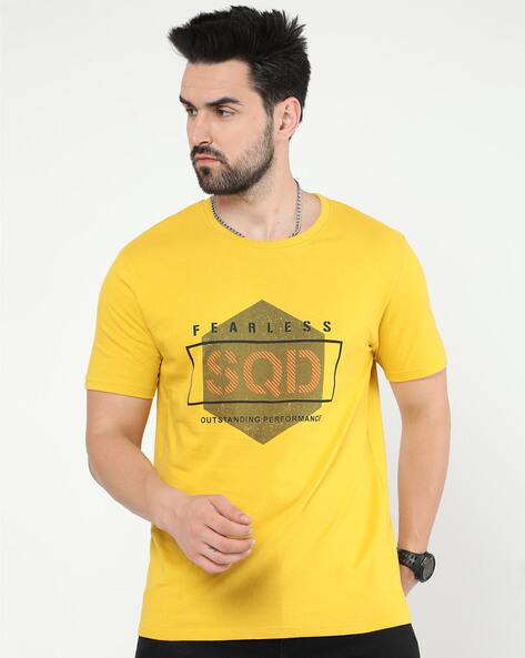 CAVALLA Graphic Regular Fit Crew- Neck T-Shirt