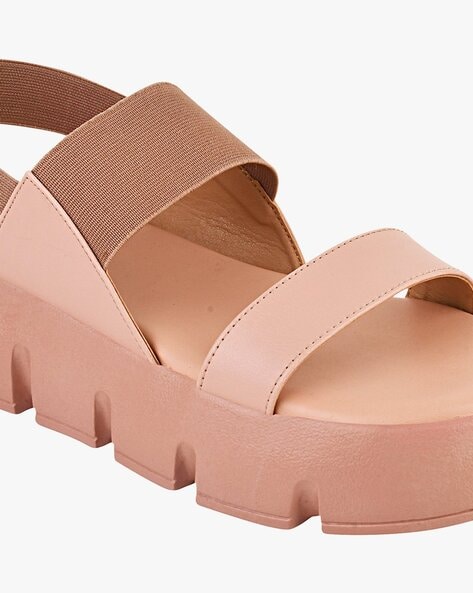 Buy Nude Heeled Sandals for Women by Everqupid Online Ajio