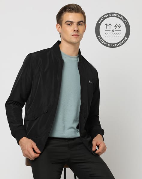 JOHN PLAYERS Biker Jacket with Flap Pockets