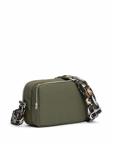 Olive green nylon hotsell crossbody bag