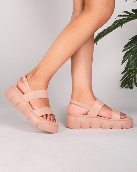 Buy Tan Flat Sandals for Women by BIG BIRD FOOTWEAR Online | Ajio.com
