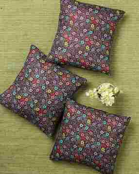 Set of 3 Digital Print Cushion Covers 16" x 16"