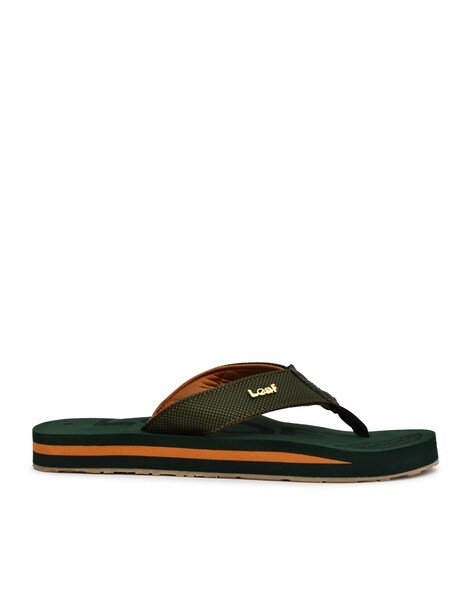 Green discount slippers mens