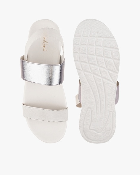 White 2025 sparkly sandals