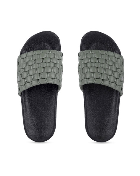 Womens discount grey sliders